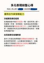 113普大_多元表現綜整心得_國立嘉義大學_企業管理學系(管理學群)